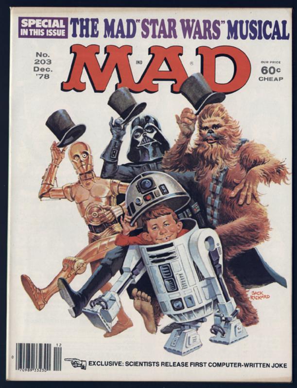 Star Wars MAD issue #203 from December 1978. Star Wars MAD issue #203 from December 1978.